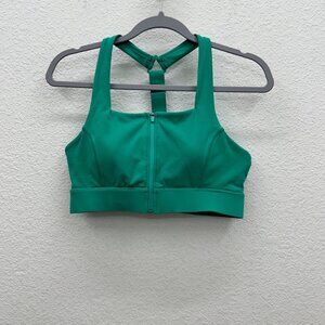 Paragon Formlux Locked In Front Zip Medium High Impact Sports Bra Womens Large